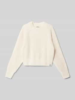 Garcia Gebreide pullover met labeldetail