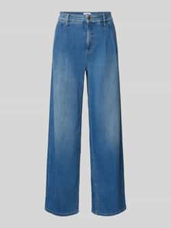 CAMBIO Wide leg jeans met bandplooien model 'ALINA X MARIA'
