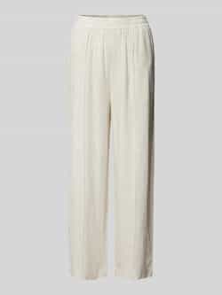FRANSA Regular fit stoffen broek met vaste bandplooien model 'Atel'