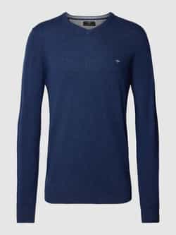 FYNCH-HATTON Gebreide pullover met logostitching