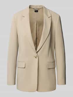 Boss Regular fit blazer met 1-knoopssluiting