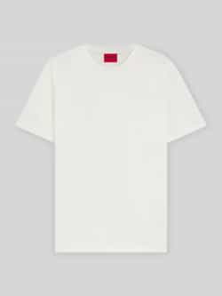 HUGO Slim fit T-shirt van puur katoen model 'DIMERSTEE'