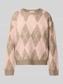 FREE QUENT Gebreide pullover met ronde hals model 'Grsargyle'