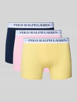 Polo Ralph Lauren Underwear Boxershort met elastische band met logo in een set van 3 stuks