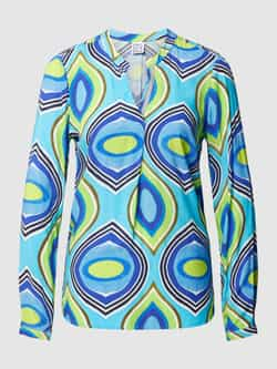 Emily Van den Bergh Blouse van viscose met all-over motief