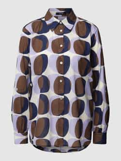 Opus Blouse met all-over motief model 'Fumine witty'