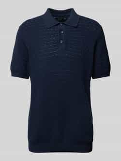 MCNEAL Regular fit poloshirt met structuurmotief