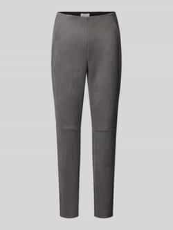 Christian Berg Woman Slim fit stoffen broek met deelnaad