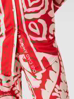Oui Blouse met all-over print