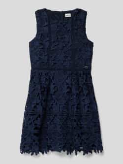 Guess Jurk met effen design en mouwloos model