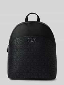 Calvin Klein Zwarte Polyethyleen Rugzak Herfst Winter Collectie Black Dames