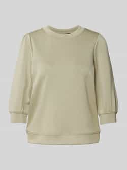 MbyM Sweatshirt van viscosemix met 3 4 mouwen model 'Kadi'