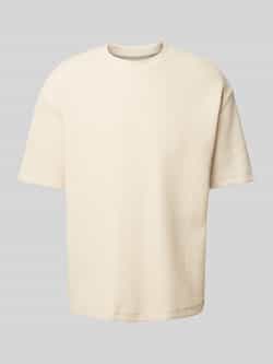 MCNEAL T-shirt met structuurmotief
