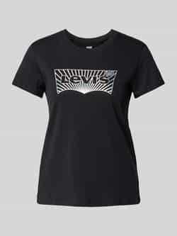 Levi's T-shirt met labelprint