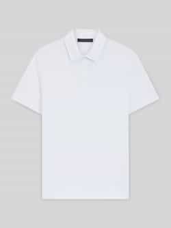 Boss Regular fit poloshirt van een mix van katoen en zijde model 'PARRIS' BECKHAM x