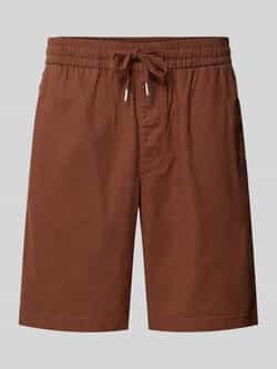 Matinique Regular fit bermuda van een mix van linnen en katoen model 'barton'