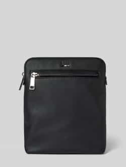 Hugo Boss Zwarte Rits Schoudertas Lente Zomer Vrouwen Black Dames