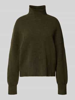 Samsøe Gebreide pullover van wolmix met opstaande kraag model 'NOLA'