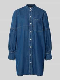 Jake*s Casual Knielange jeansjurk met borstzak