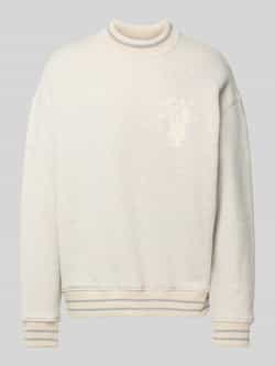 BLKVIS Gebreide pullover met motiefstitching model 'VASO'