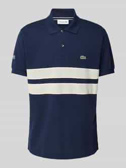 Lacoste Classic fit poloshirt met labelstitching
