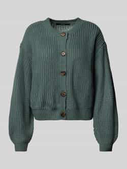 Vero Moda Relaxed fit gebreid jack met enkele knoopsluiting model 'LEA'