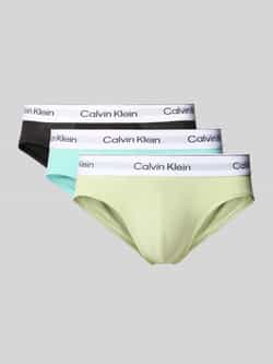 Calvin Klein Underwear Slip met label in band in set van 3 stuks