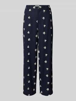 Pepe Jeans Straight leg stoffen broek met achterzakken model 'GENOVEVA'