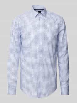 Boss Slim fit zakelijk overhemd met kentkraag model 'Hank'