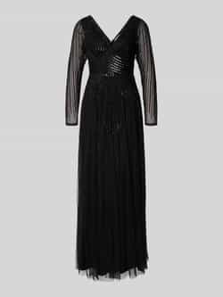 Lace & Beads Avondjurk met V-hals