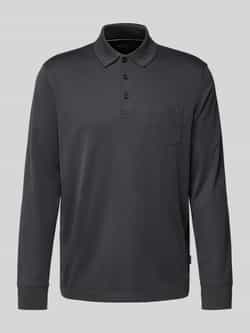 Bugatti Poloshirt met labelstitching