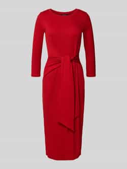 Lauren Ralph Lauren Midi-jurk met knoopdetail model 'IMALAH'