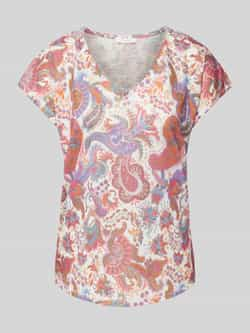 Christian Berg Woman T-shirt met paisleymotief