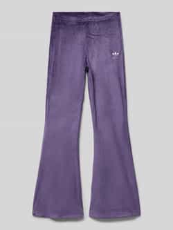 Adidas Originals Flared stoffen broek met elastische band