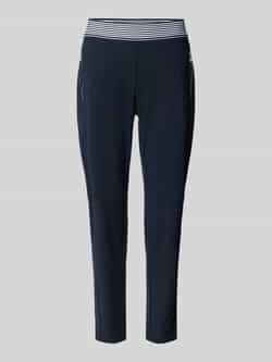 Raffaello Rossi Enkellange broek zonder sluiting Van blauw