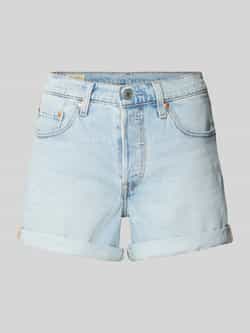Levi's Jeansshort 501 Short Long Met knoopsluiting en omslagzoom