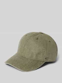 Camel active Linnen baseballpet met logostitching