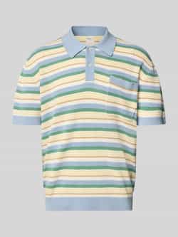 Pepe Jeans Regular fit gebreid shirt met polokraag