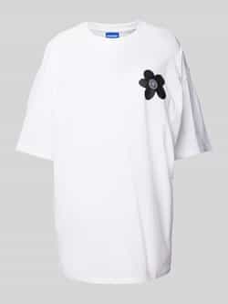Hugo Blue Oversized T-shirt met motiefprint
