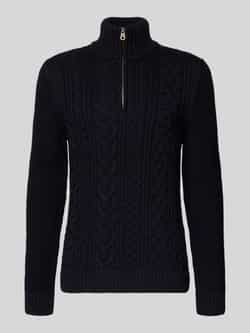 Superdry Gebreide pullover met ribboorden