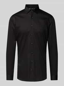 OLYMP No. Six Super slim fit zakelijk overhemd met kentkraag