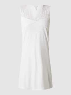 Hanro Nachtjurk met gehaakt kant model 'Moments'