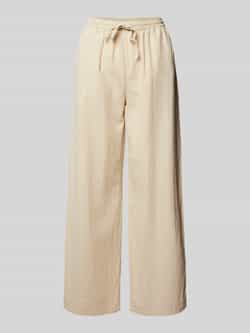 Soyaconcept Wide leg stoffen broek met verkort model 'CISSIE'