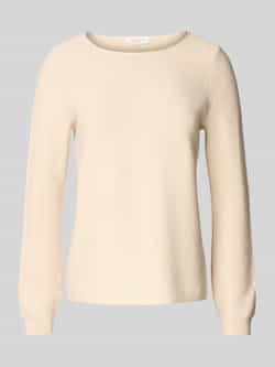 Christian Berg Woman Regular fit shirt met lange mouwen van puur katoen in gebreide look
