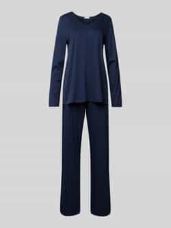 Hanro Pyjama met V-hals