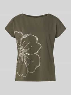S.Oliver BLACK LABEL Regular fit T-shirt van katoenmix