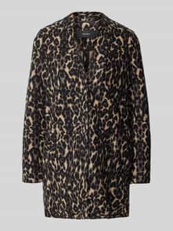 Vero Moda Straight fit lange jas met opstaande kraag model 'BRUSHEDKATRINELEO'