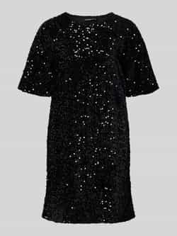 Pieces Smalle cocktailjurk met pailletten model 'KAM'