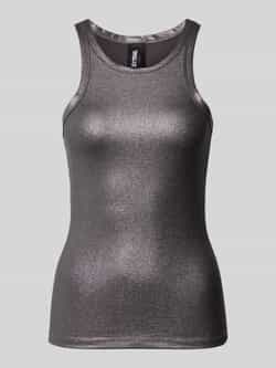 Only Top met bandjes in riblook model 'LINDSAY'