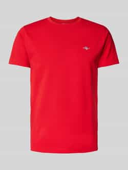 Gant Slim fit T-shirt met labelstitching